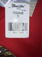 New Women’s Red Wrangler Long Sleeve Shirt S #75500AB 3B-26