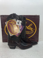 New Youth Brown J Chisholm Cowboy Boots. 851 5 M. 2-110