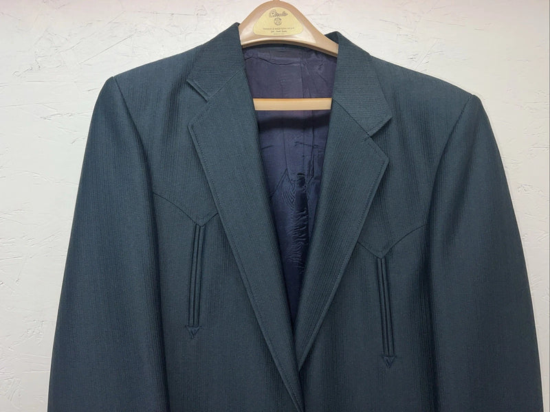 New Men’s Circle S Blue Suit Jacket 40L #25832 II-602
