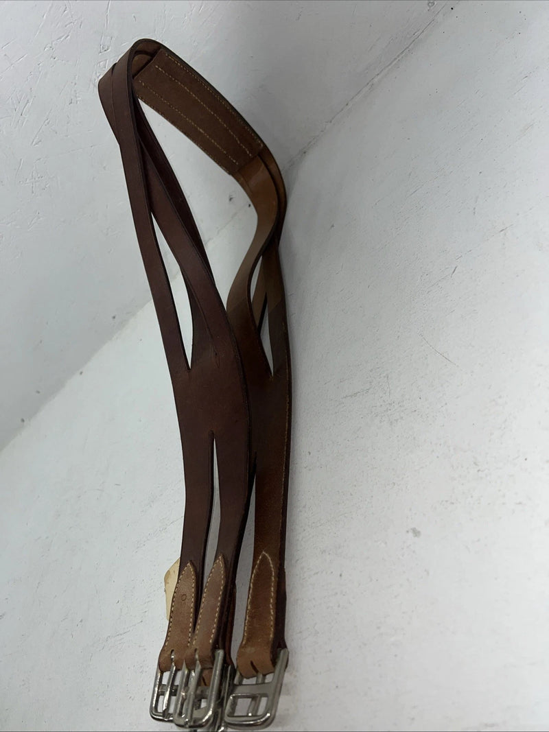 New Brown Leather Balding 50” Girth BB-29