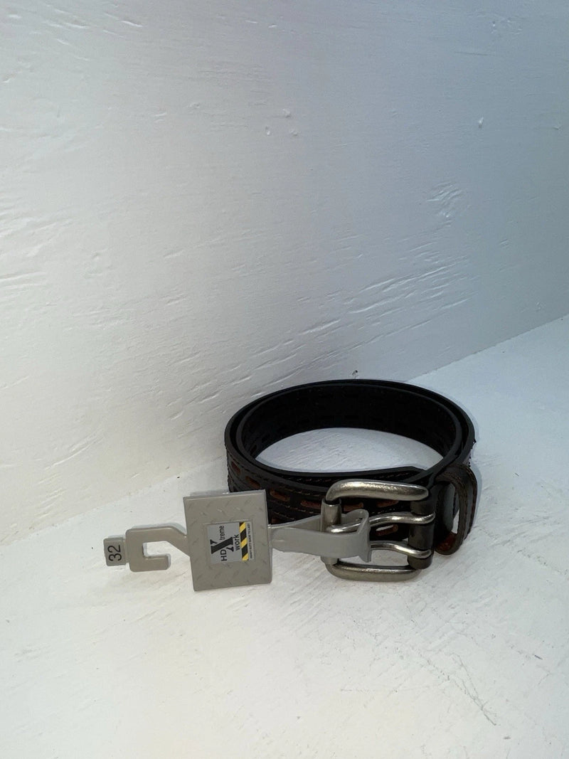 New Black Genuine Leather HD Xtreme 32” Belt #N2710802 JJ-21