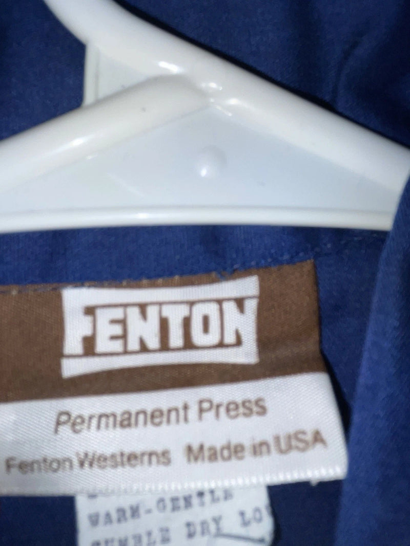 New Women’s Blue Fenton Long Sleeve Button Up Shirt #15328 3B-107