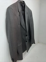 New Men’s Circle S Grey Suit Jacket 46R #25832 T-605