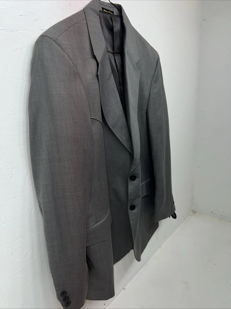 New Men’s Circle S Grey Suit Jacket 46R #25832 T-605