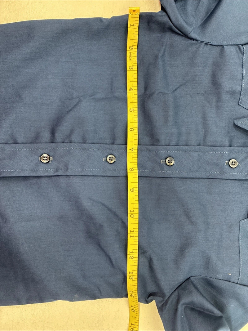 New Kids Fenton Navy Blue Long Sleeve Button Up Size 8 DD-132