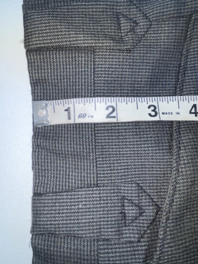 New Vintage Gray Circle S Polyester Pants #CP6740B0 3B-10