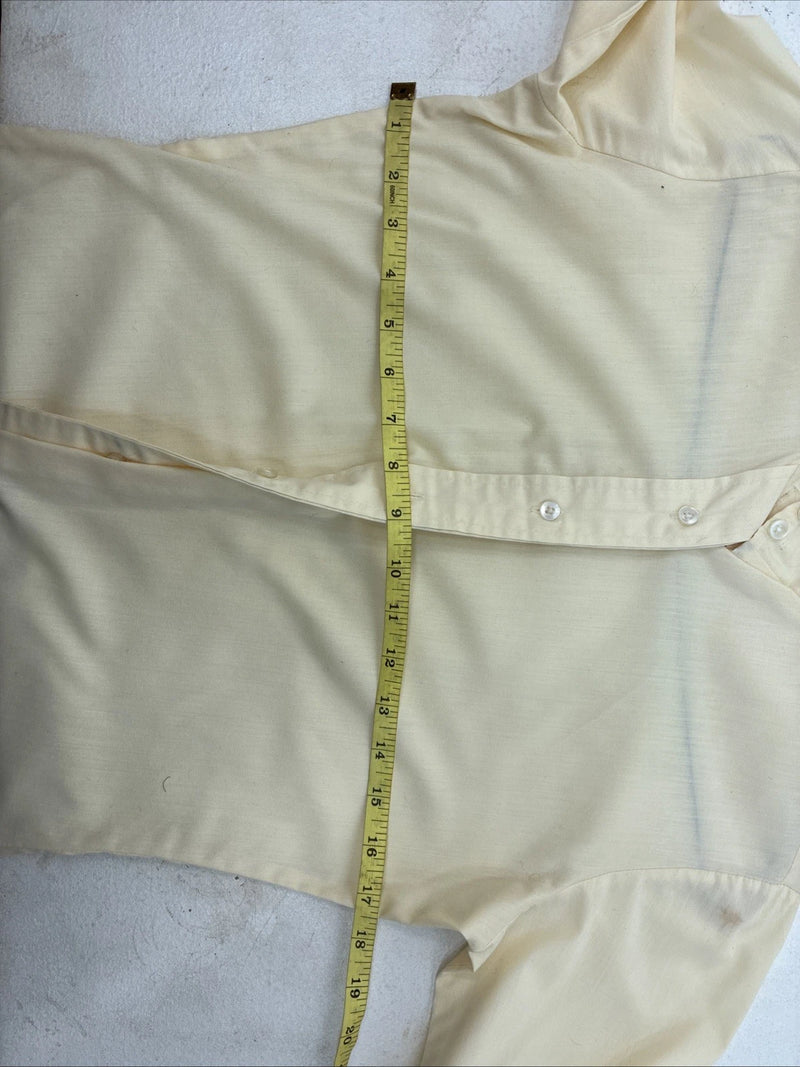 New Women’s Town And Country Yellow Long Sleeve Button Up Size 32 YY-93