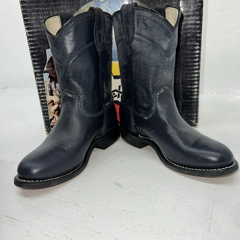 New Children’s Dark Blue Texas Brand Cowboy Boots. 3207 11 D. 24-77