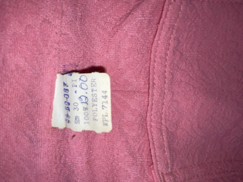 New Vintage Pink Tem Tex Polyester Pants #5450087 3A-61