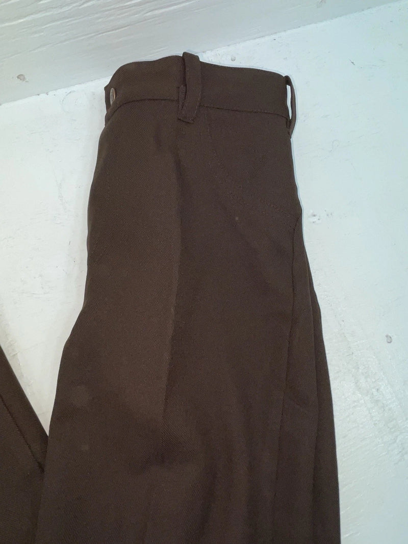 New Vintage Brown Dickson Jenkins Polyester Pants #5510 ZZ-48