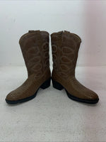New Kids Brown Bronco Cowb Boots. 2844 1.5 1 1/2 D. 23-108