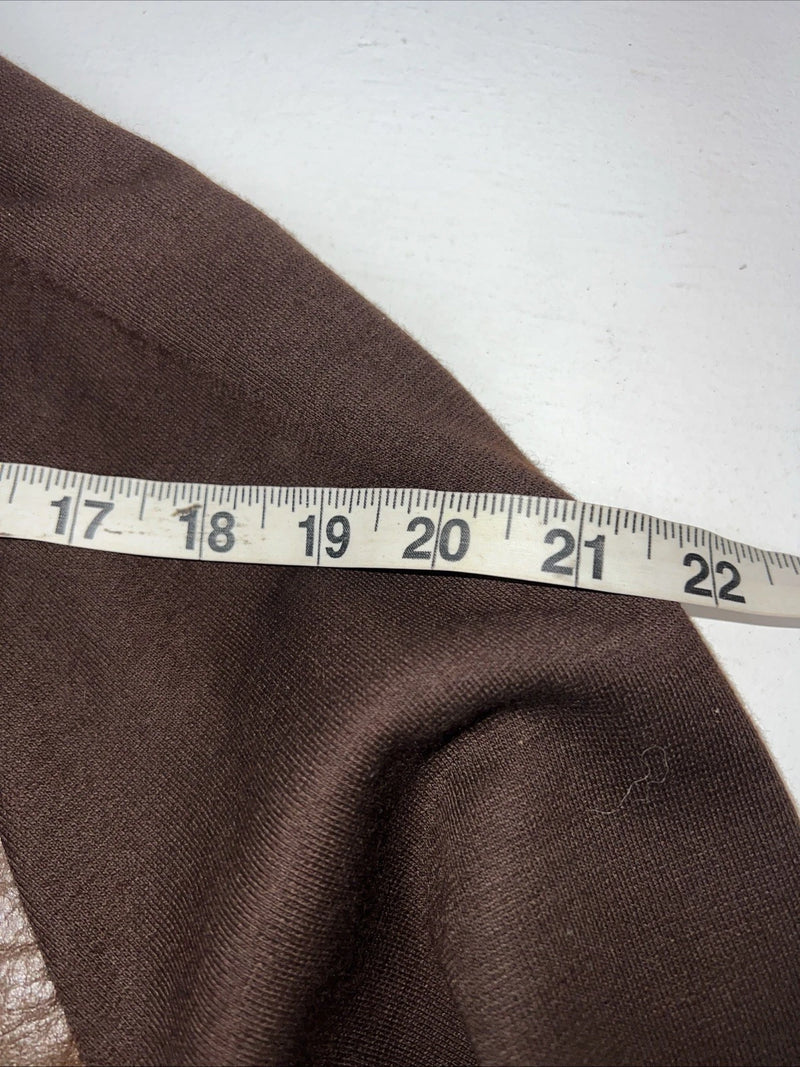 New Women’s Brown Caldwell Virgin Wool Leather Jacket M #429 3C-49
