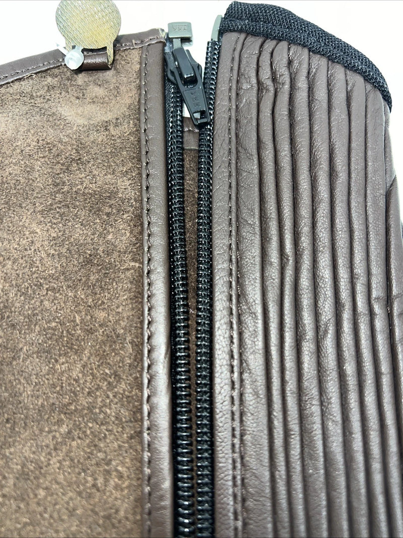 New Brown Ovation Synthetic XS Half Chaps #13237 H-510 