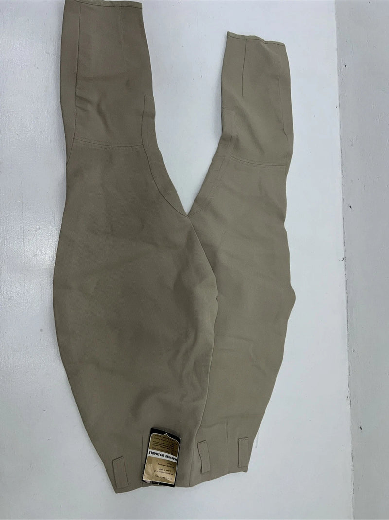 New Women’s Tan Equestrian Equi-stretch English Pants. 23 R #C522 A-142