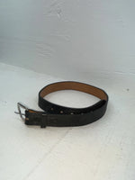 New Black Genuine Leather Textureed 28” Belt #02500 NN-58