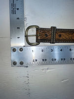 New Brown Genuine Leather Wright Tooled 20” Belt #10235 NN-92
