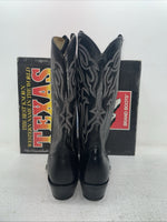 New Men’s Black Texas Brand Cowboy Boots. 7800 8.5 8 1/2 D. 3-119