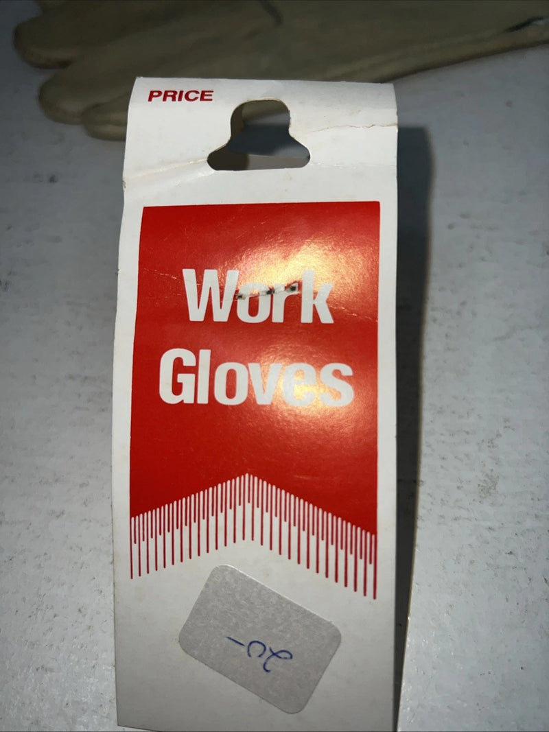 New Tan Leather Work Gloves Q-504