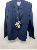 New Women’s Riders Mark Blue Riding Coat 14L #23-37000 JJ-608