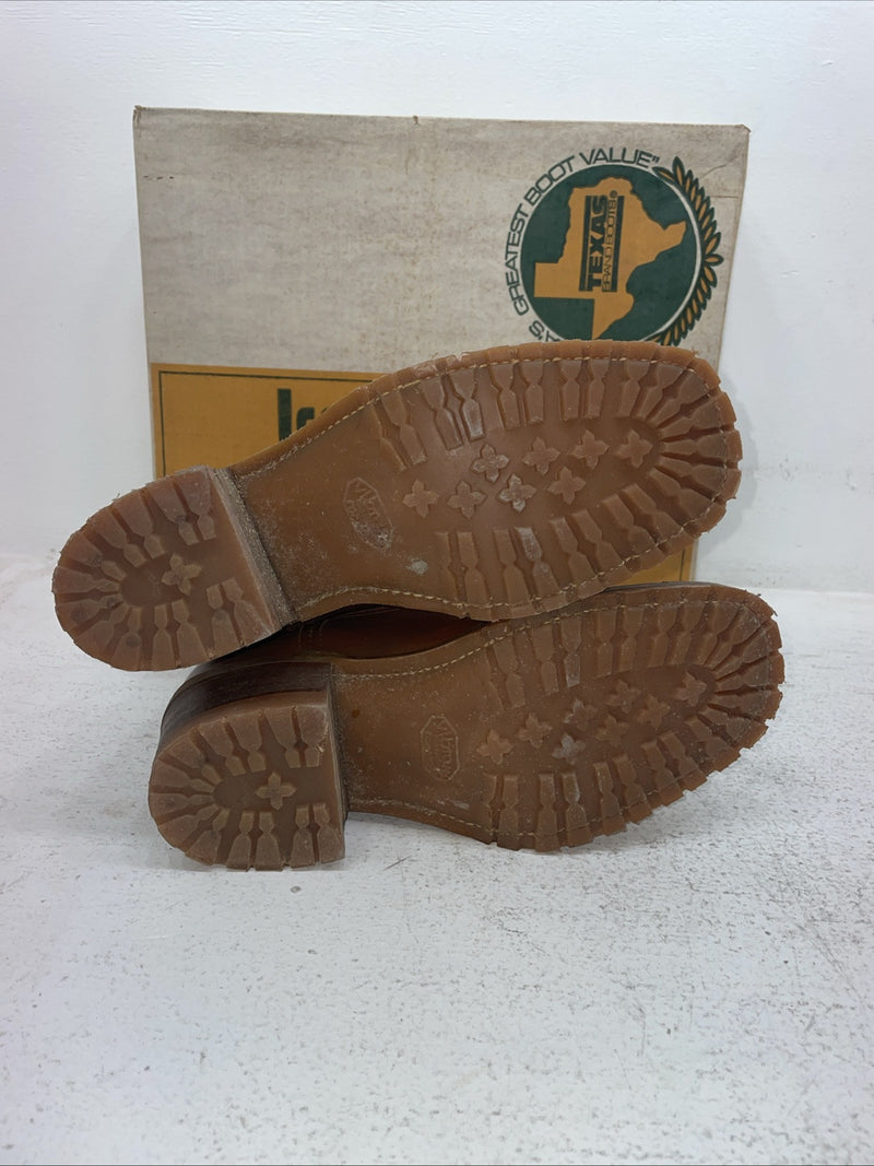 New Men’s Brown Texas Brand Cowboy Boots. M 302 9 D. 4-126