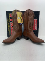 New Women’s Brown Texas Brand Cowboy Boots. 4501 8.5 8 1/2 M. 15-33