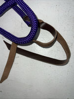 New Tough 1 Purple Heavy Cord Pocket Halter #50-1005 H-501
