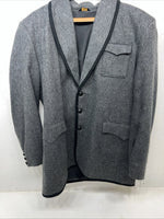 New Men’s Pioneer Wear Grey Suit Jacket 46L #12556 T-601