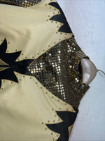 New Women’s 1849 Authentic Ranchwear Gold Cow Shirt And Vest 3X UU-6