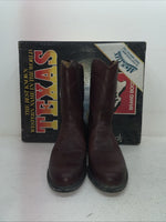 New Men’s Red Texas Brand Cowboy Boots. 8963 9 D. 4-13
