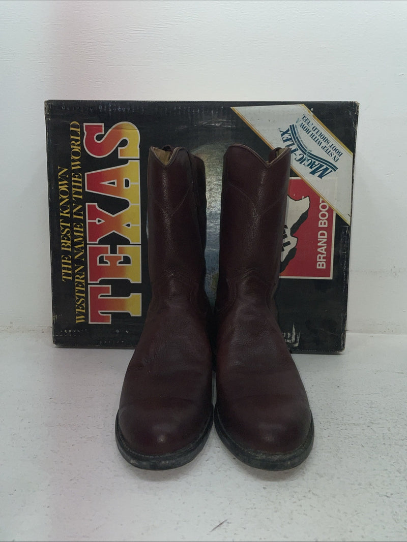 New Men’s Red Texas Brand Cowboy Boots. 8963 9 D. 4-13