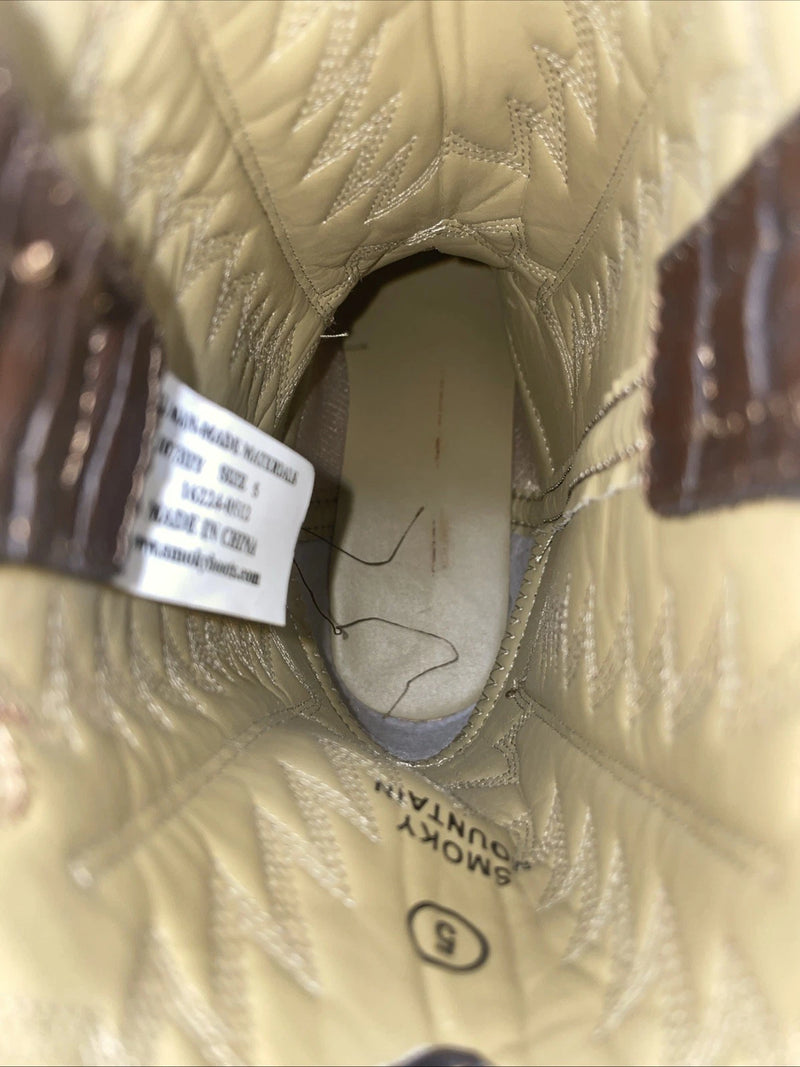 New Men’s Brown Smoky Mountain Cowboy Boots. 1073 Y 5. 2-76