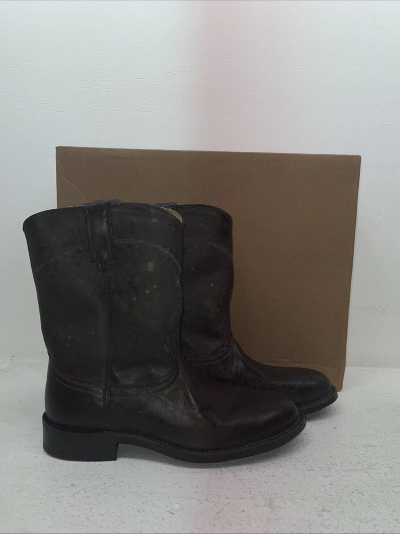 New Men’s Brown J Chisholm Cowboy Boots. 1000 9 D. 4-121