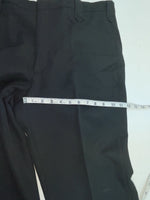New Vintage Black Circle S Polyester Pants #CP4793 XX-91