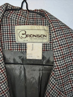 New Womens Red Plaid Bronson Work Blazer 13/14 #4400 UU-12
