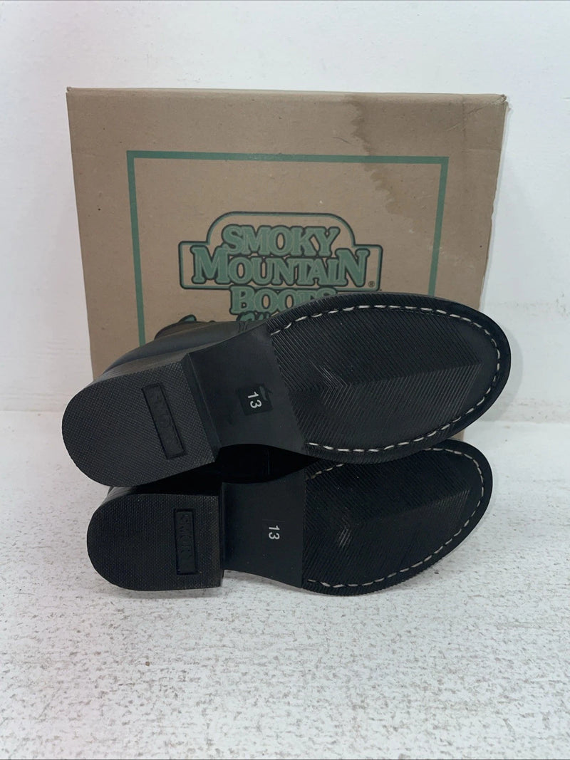 New Kids Black Lace Up Smoky Mountain Cowboy Boots. 3009 C 13 R. 23-63