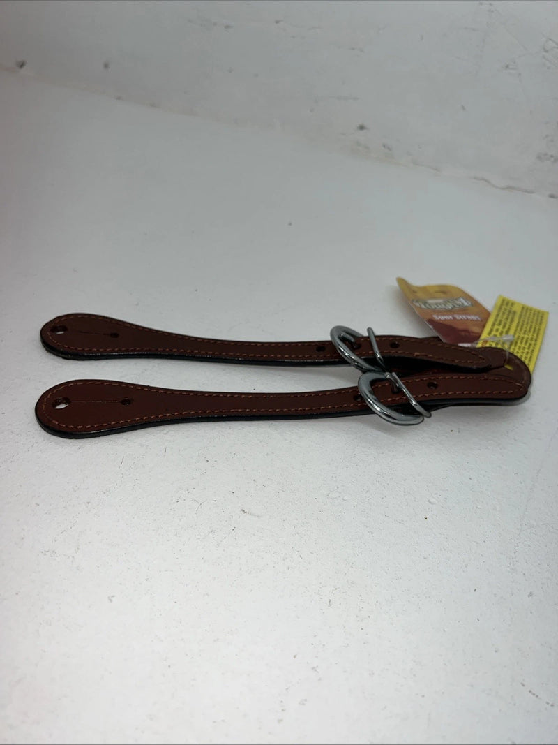 New Tough 1 Brown Leather Spur Straps #78-3643 3C-24