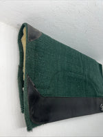 New Connie Combs Green Wool Saddle Pad 32x32 #123181 Pad-3