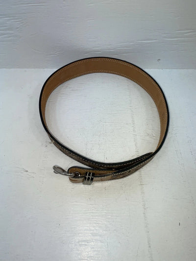 New Brown Genuine Leather Perkies Tooled 32” Belt #7512 NN-13