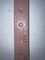 New Pink Genuine Leather Nocona Silver Bling 36” Belt #N1344999 Z-87