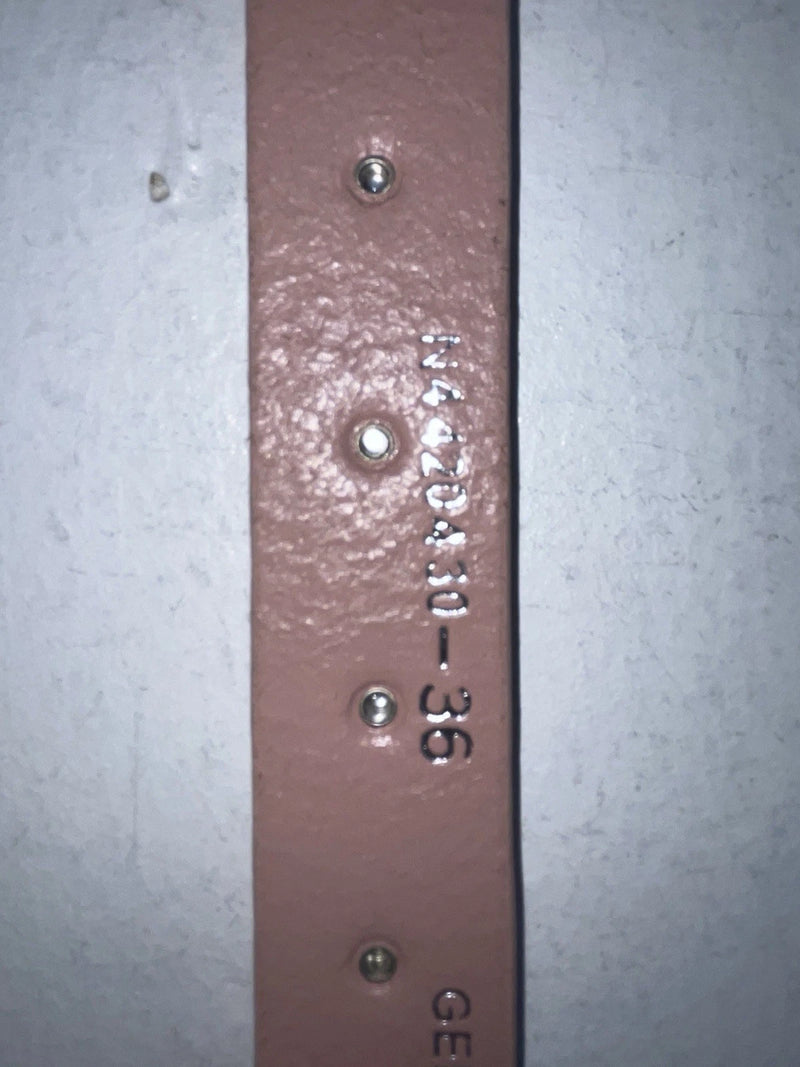 New Pink Genuine Leather Nocona Silver Bling 36” Belt #N1344999 Z-87