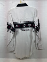 New Men’s Cumberland Western Designed Long Sleeve Pearl Snap Large CC-49