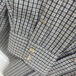 New Men’s White Horse Multicolor Plaid Long Sleeve Button Up Shirt XL M-91