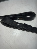 New Silver Fox Black Genuine Leather Braided 60” English Reins #20-8578-2 Y-21