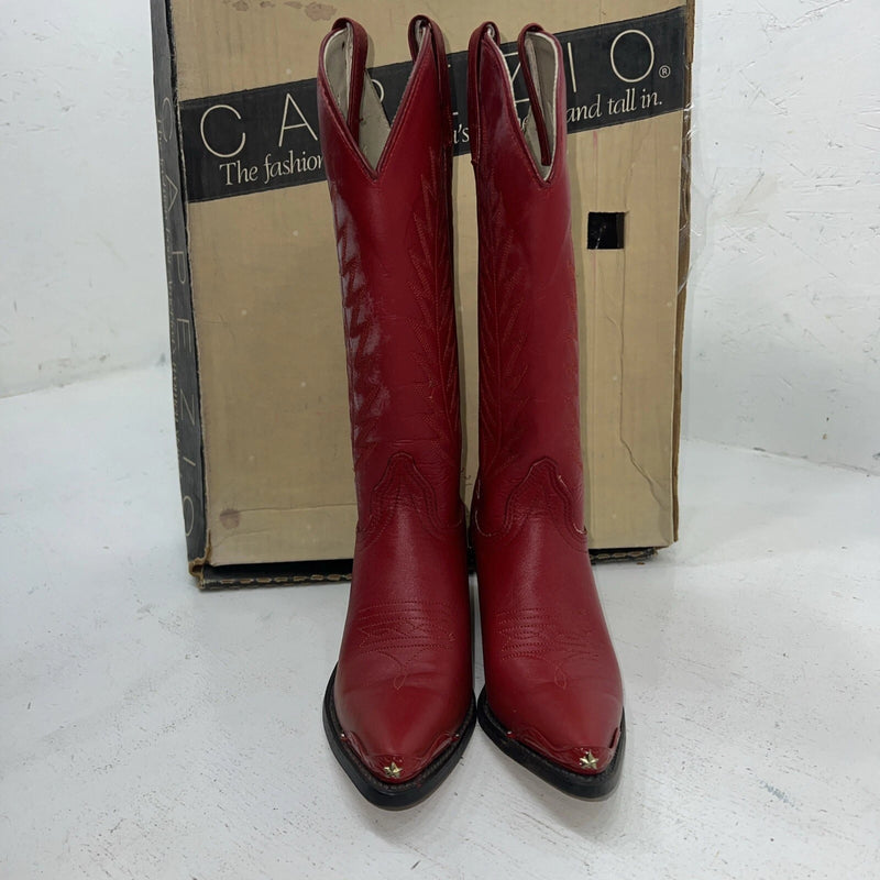 New Women’s Red Capezio Cowboy Boots. L403 5.5 5 1/2 M. 20-14
