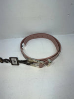 New Pink Genuine Leather Nocona Silver Bling 32” Belt #N1344999 Z-50