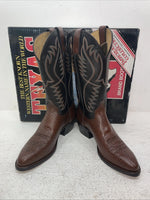 New Men’s Brown Texas Brand Cowboy Boots. M 631 8 D. 1-100