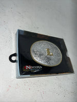 New Women’s Nocona Gold Silver “L” Belt Buckle. 37572-L  A-113