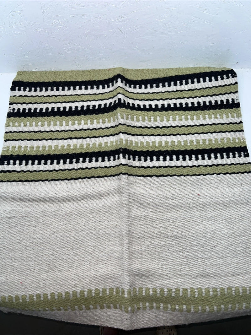 New ABetta White Green Show Saddle Pad Blanket 34x36 #31639 Pad-33