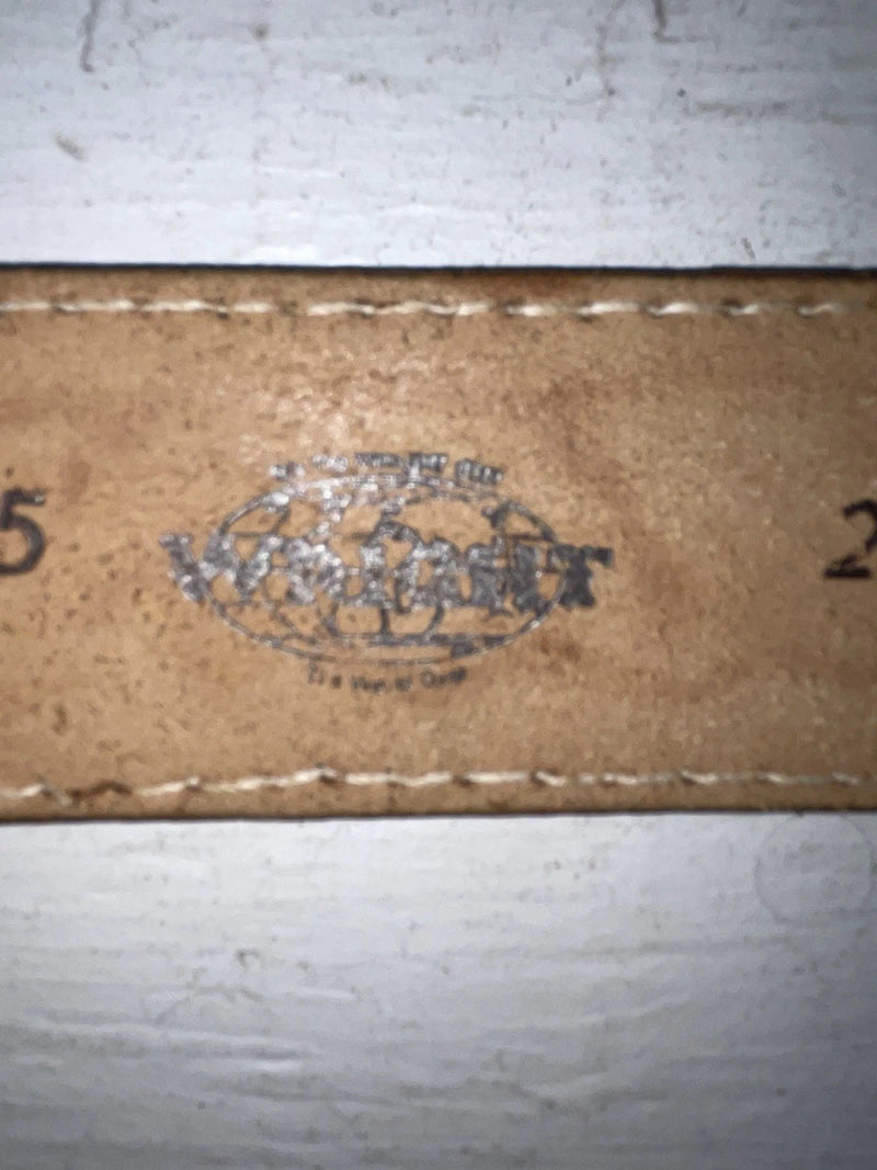 New Brown Genuine Leather Wright Tooled 20” Belt #10235 NN-92