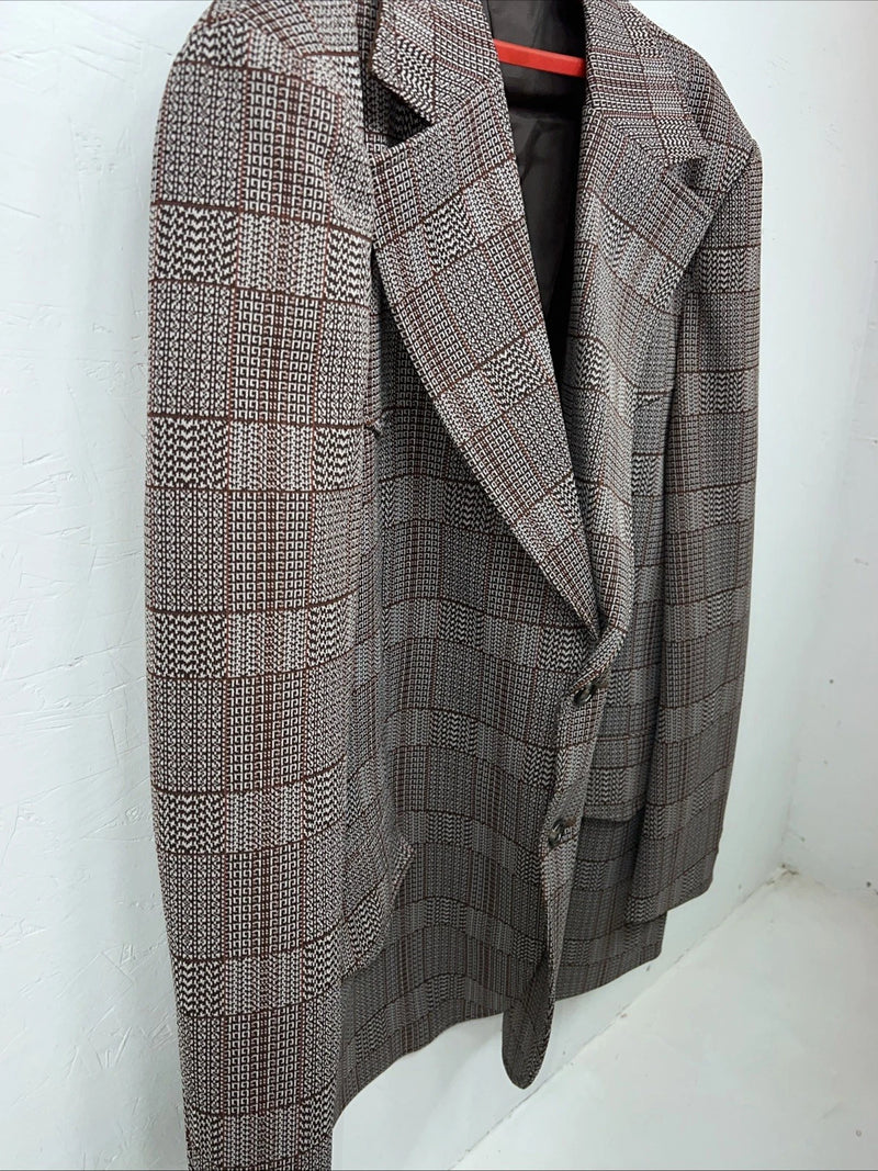 New Men’s Tanbark Brown Suit Jacket 46R HH-609